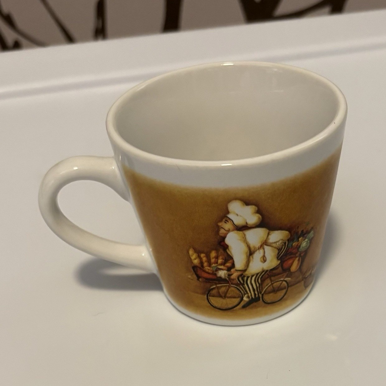 Trisa Ceramic Coffee Mug Chef Design Microwave & Dishwasher Safe