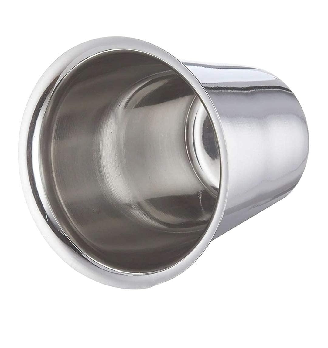 Stainless Steel Indian Traditional Tea/Coffee Glasses ( Set of 6, 160 ml )