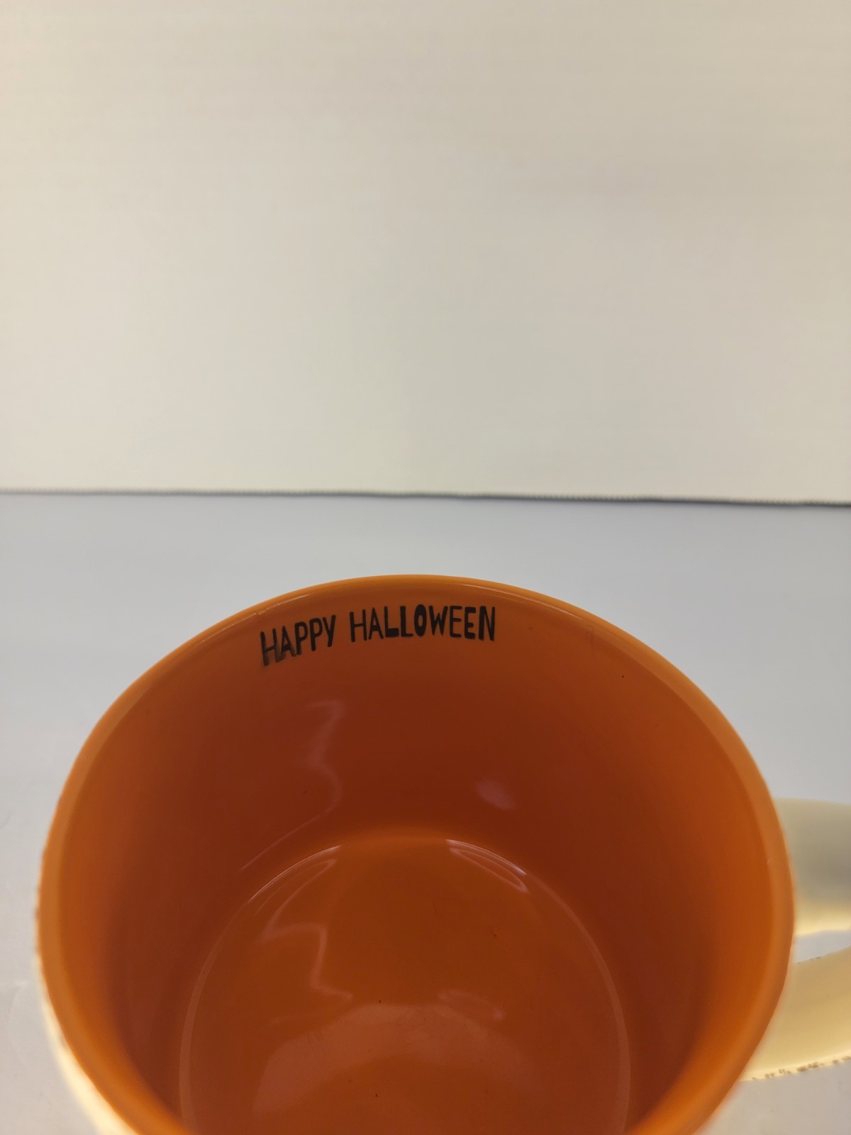 Lili + Ana Happy Halloween Scarecrow Pumpkin Ceramic Coffee Mug 2022 Orange