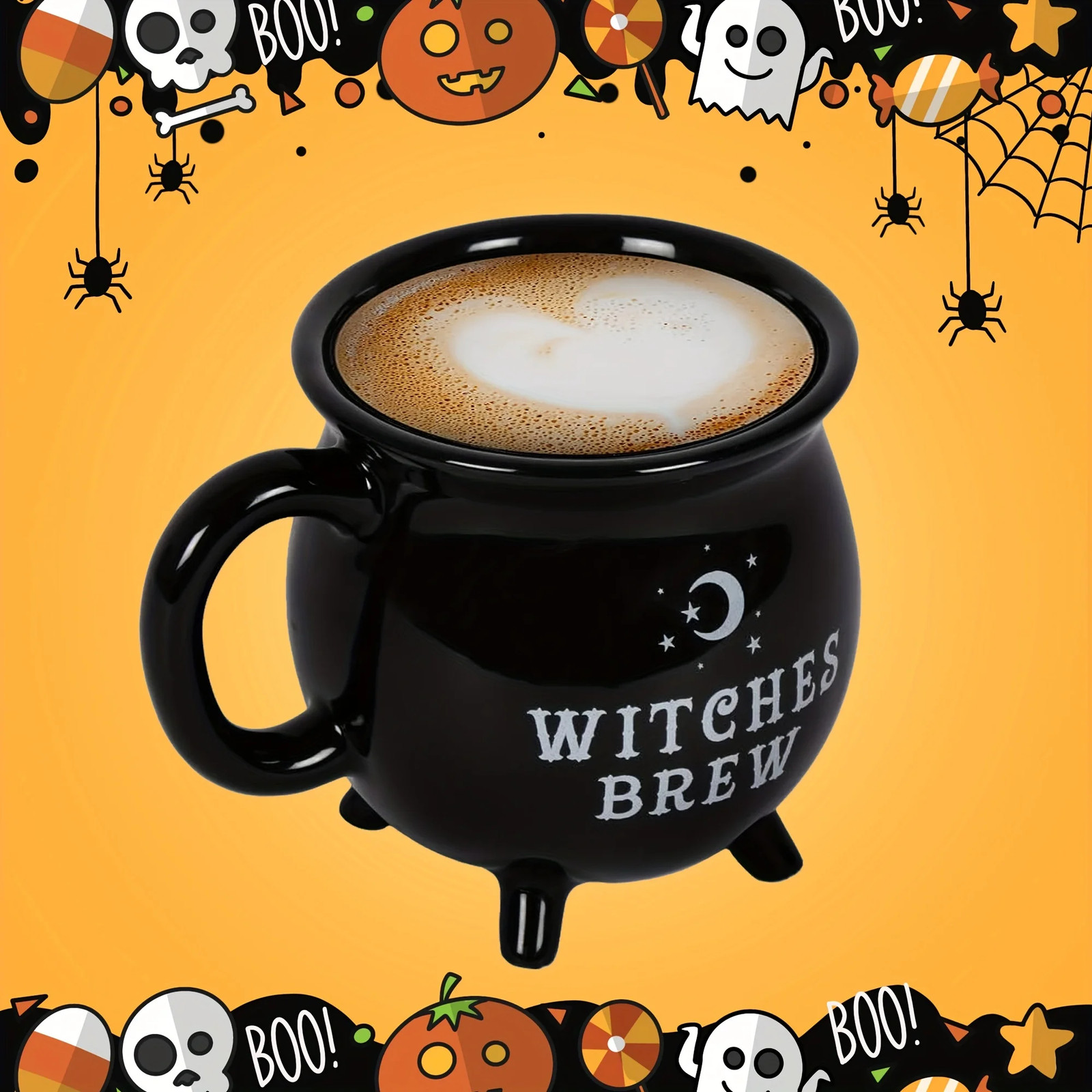 Witch Brew 11.8oz 350ml Ceramic Coffee Mug Drinkware For Birthday Halloween Gift