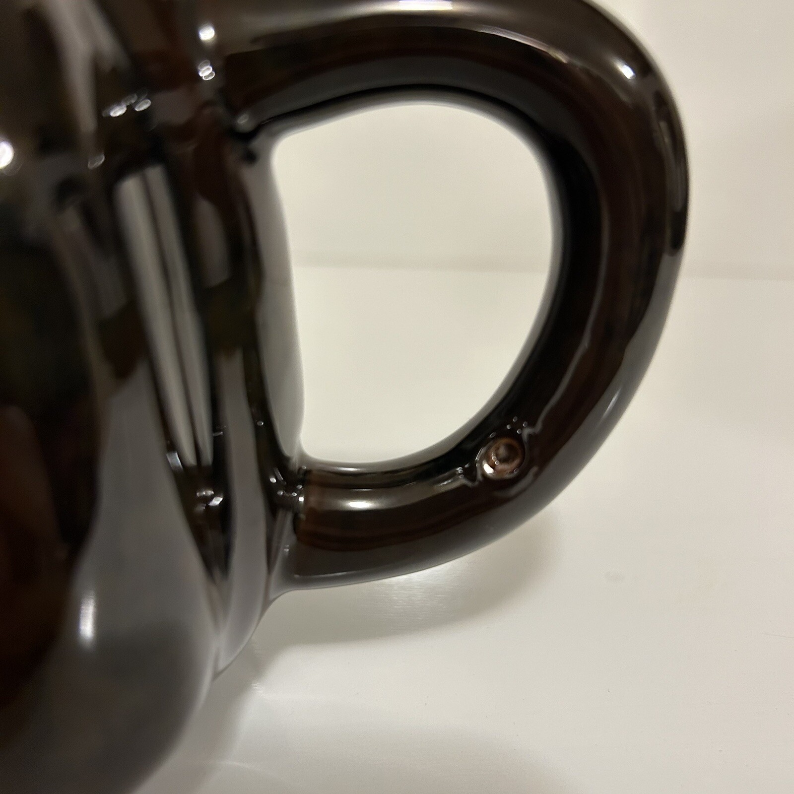 READ! Anthropologie Pumpkin Metallic Halloween Fall Mug Coffee Cup Hot Chocolate