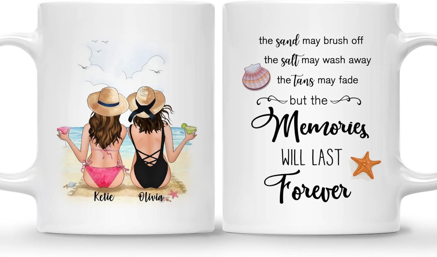 Personalized Friend Mug For Bestie – Memories Will Last Forever Custom Mug