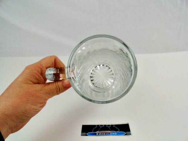 Beer Mug with Handle 26 oz – Clear Glass, Heavy, Bar Style