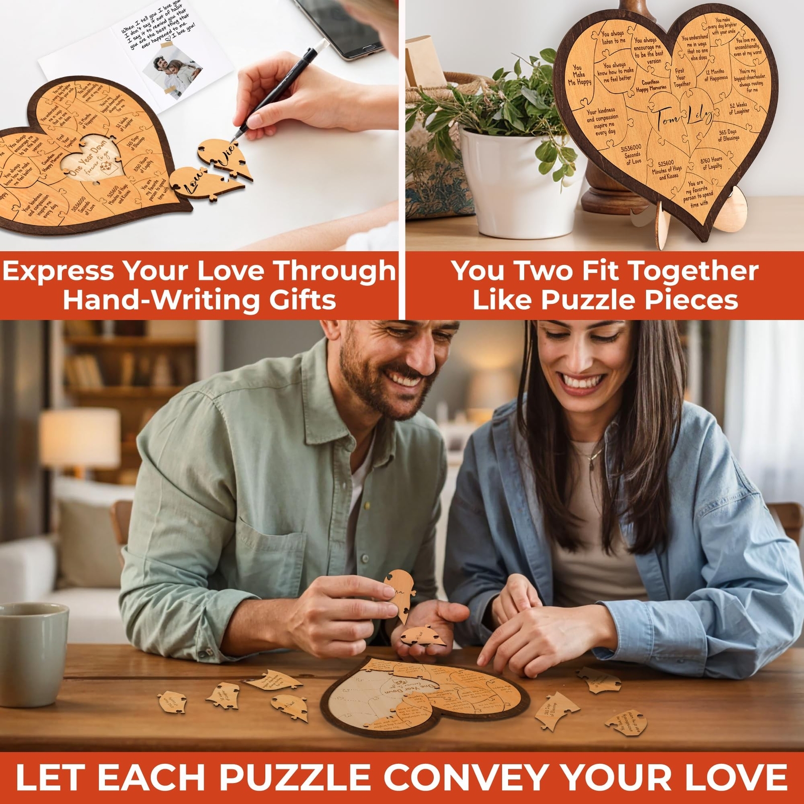 1 Year Anniversary Wood Gifts for Him Boyfriend – One Year Anniversary Wooden…
