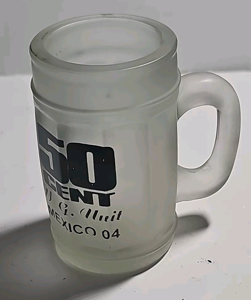 2004 Vintage 50 Cent G-Unit Shot Glass Mini 3″ Handled Mug -Shot Glass – Hip Hop