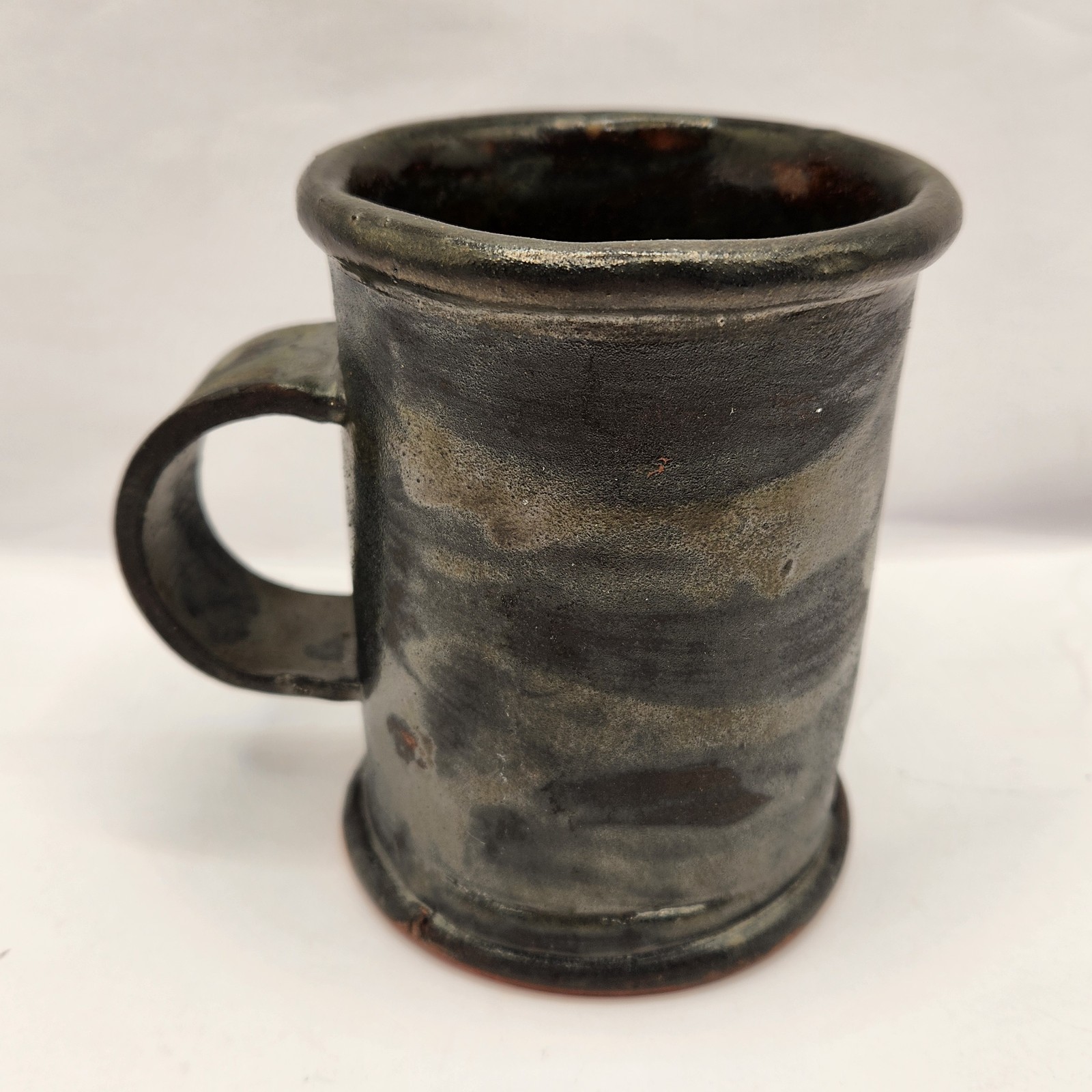 Art Deco Mug Coffee Cup Kitchen Collectible Handle 2 Tone Swirl