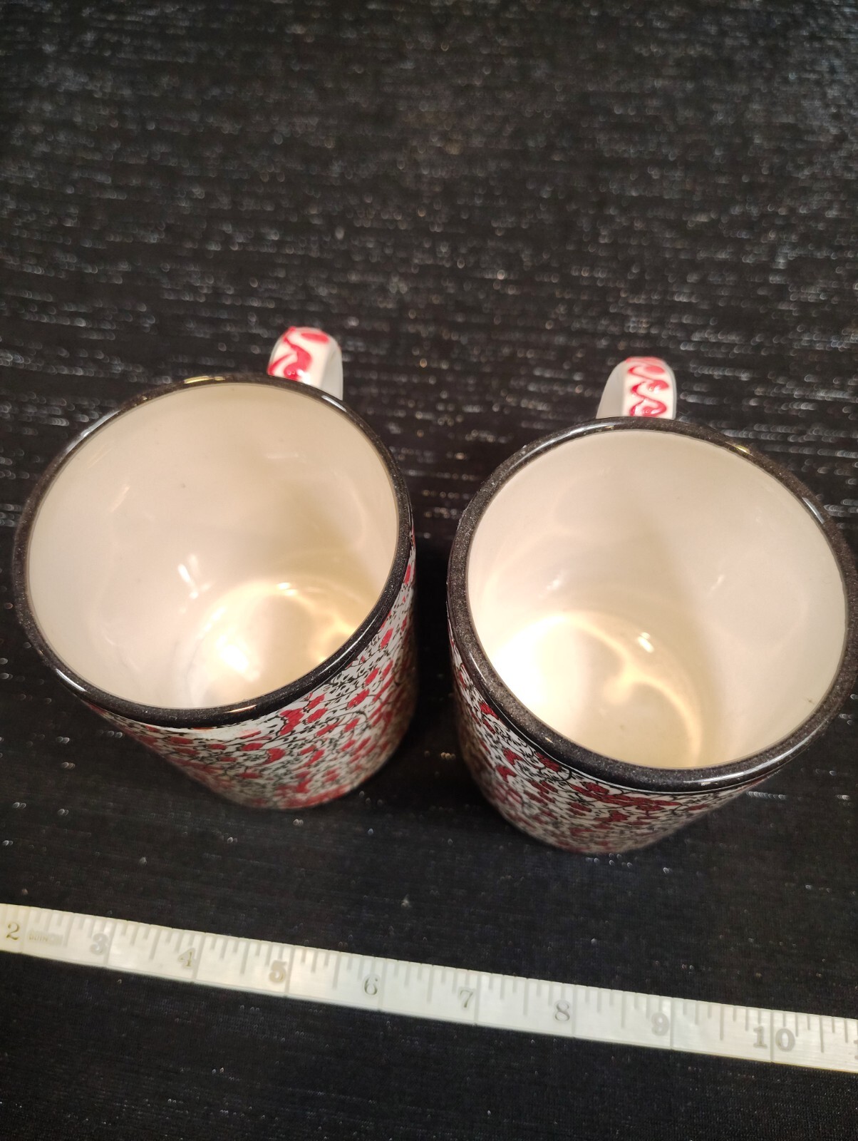 Traditional, Turkish, Nakkas, Hand Painted, Ceramic, Coffee/Tea, Mug/Cup, X2.