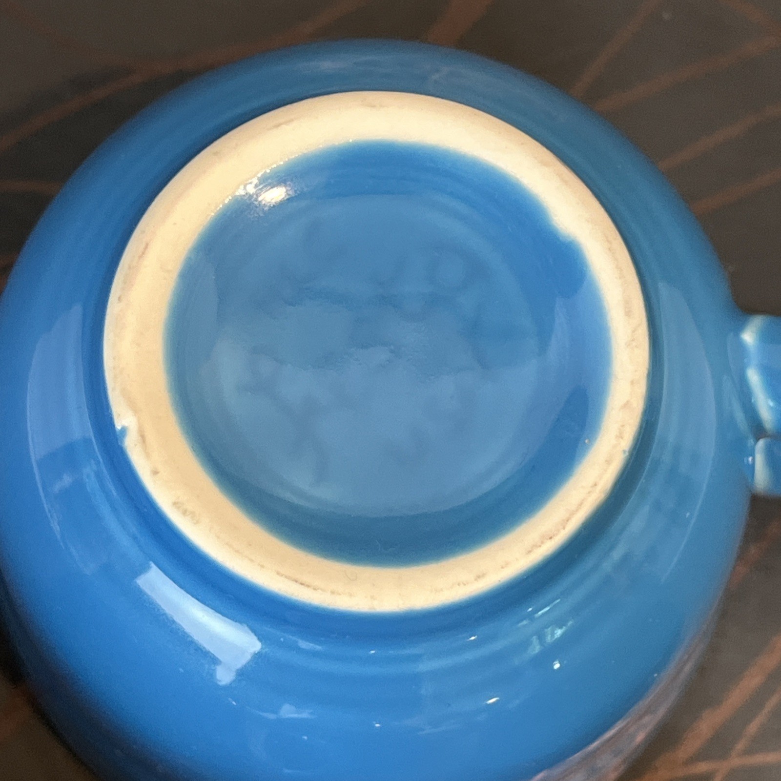 Fiestaware Homer Laughlin Coffee Tea Mugs Set of 4 Light Blue Peacock
