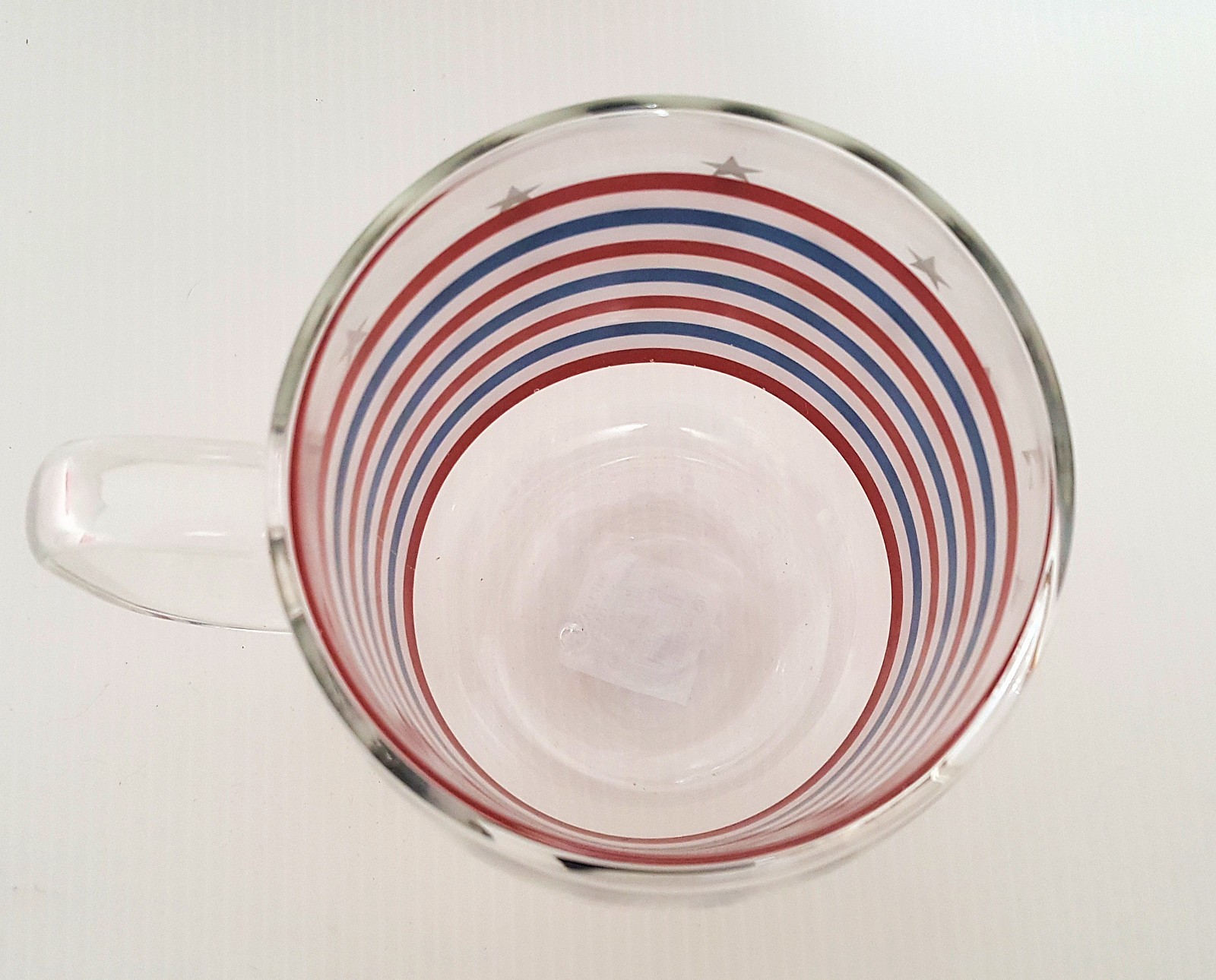 Williams Sonoma Americana Double Wall Mug 16 OZ NEW July 4th Stars & Stripes