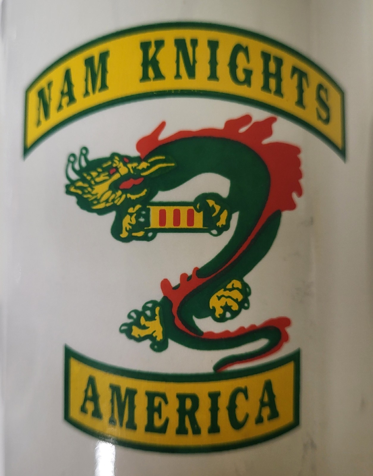 Nam Knights AMERICA Motorcycle Club Coffee Cup Mug