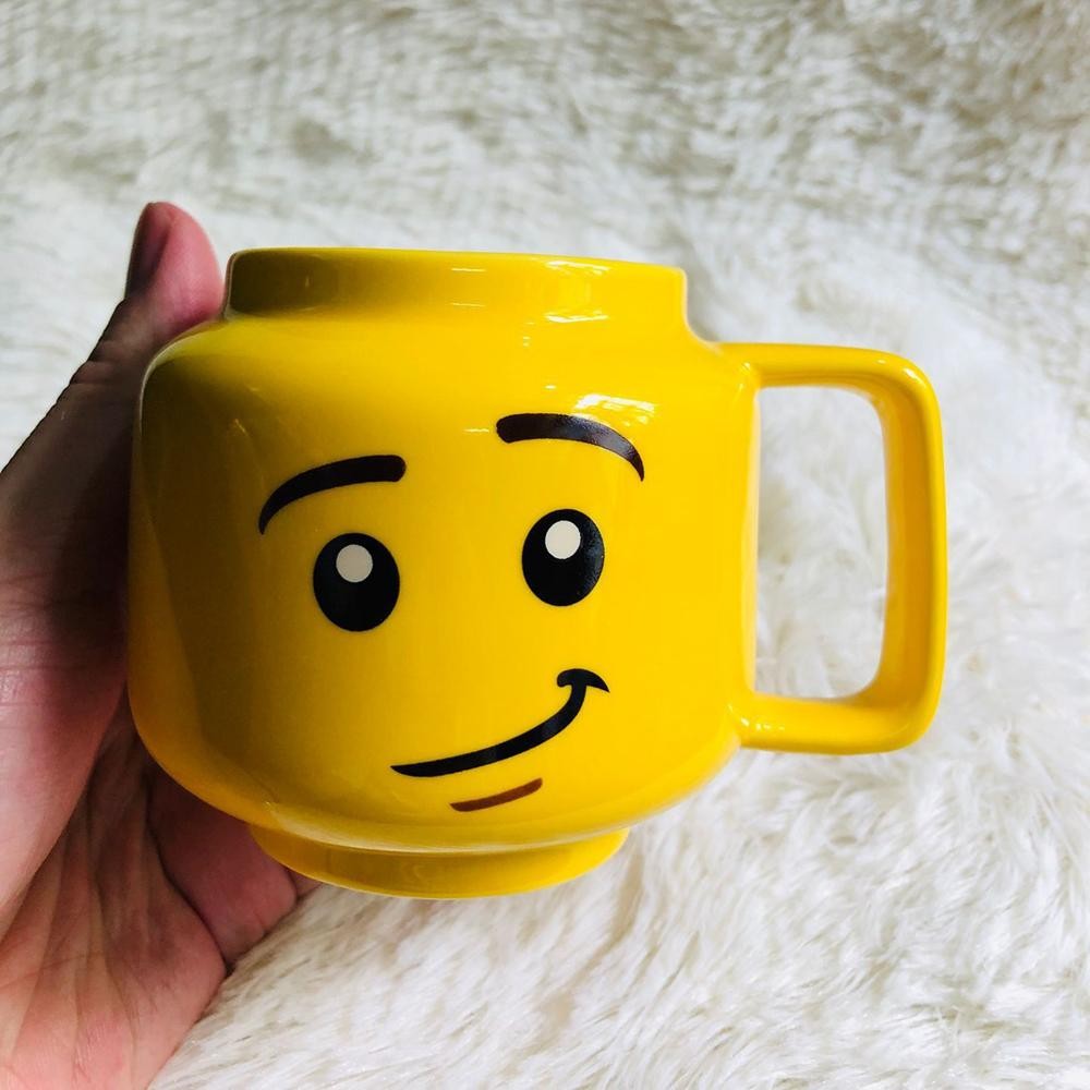 250ml Ceramic Cartoon Mug Cute Expression Figure Head Coffee Tea Cup
