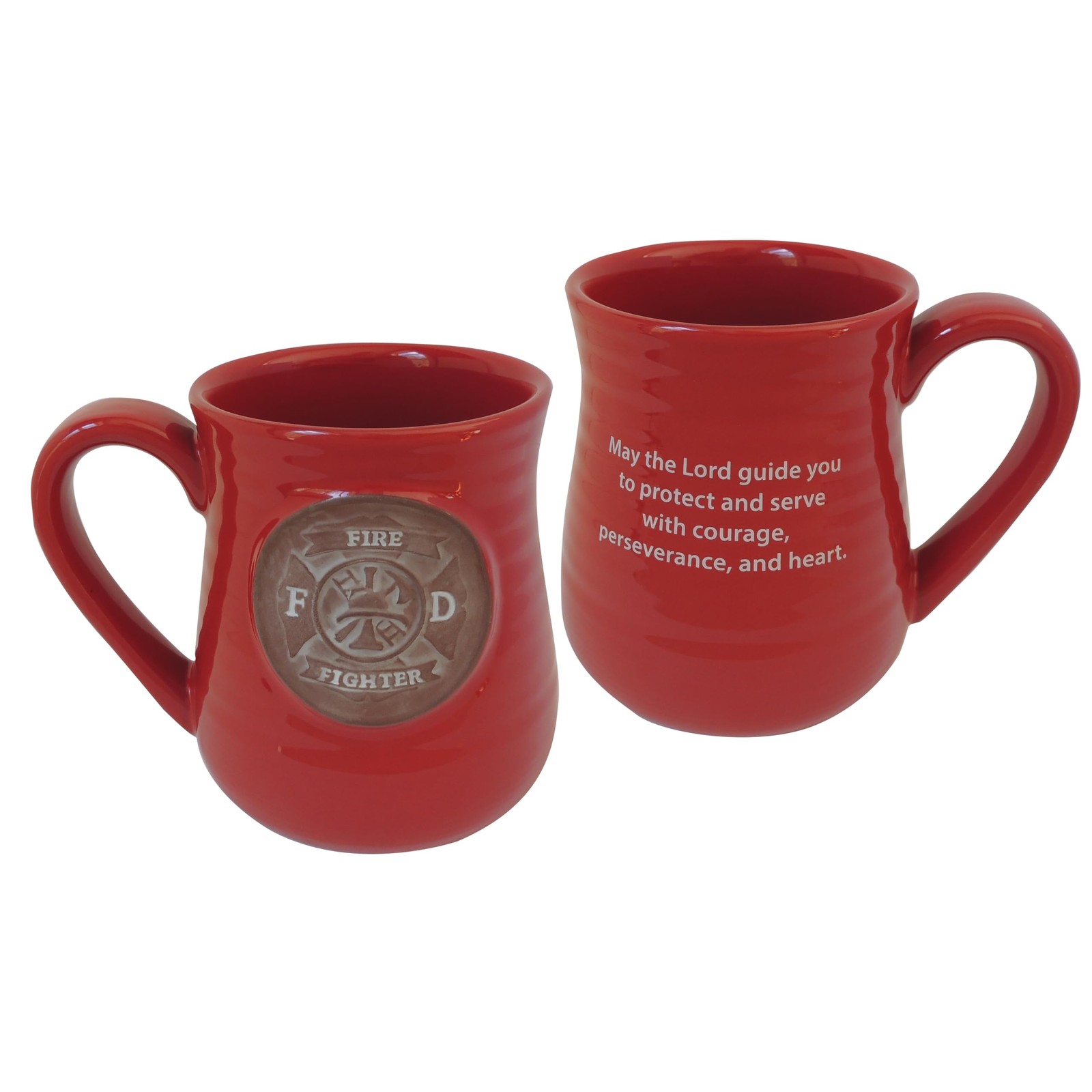 Abbey Gift Firefighter Pottery Mug