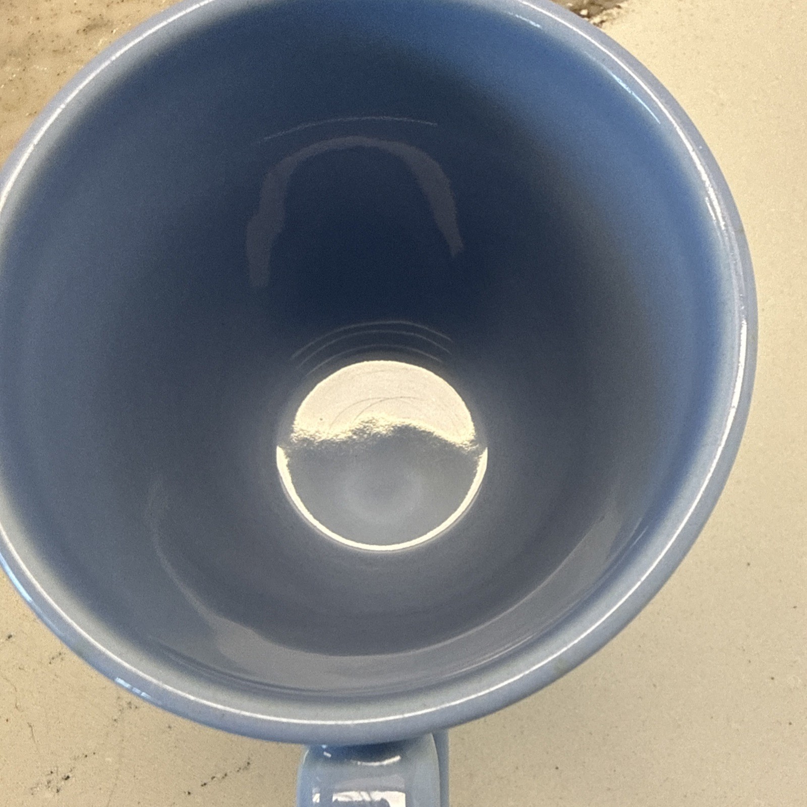 Corelle Stoneware Coffee Cup Mug Light Blue 3 7/8” Tall /Vintage