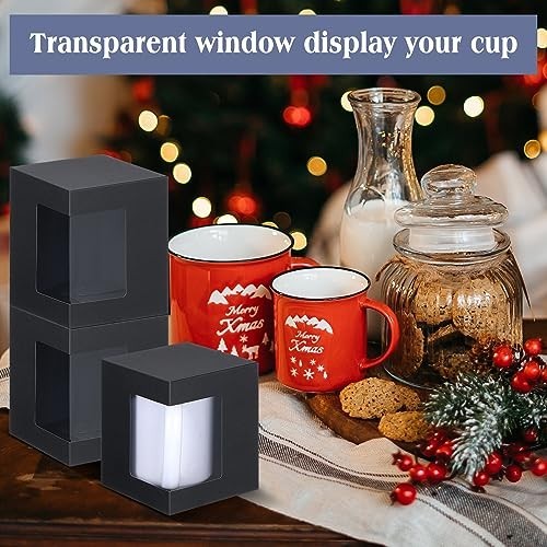 24 Pack Mug Boxes for Gifts Coffee Box for Sublimation Mugs 11oz 12oz 15oz