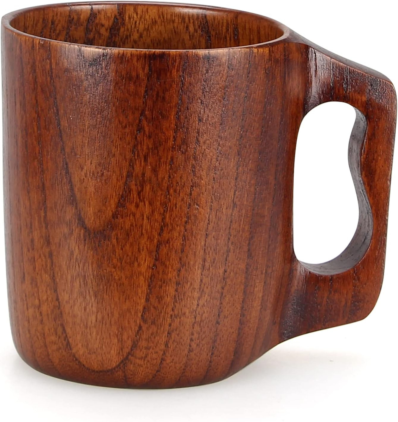 Handmade Wooden Mugs for Men Women 12 Oz Unique Coffee Man Mug Gift Small Vintag