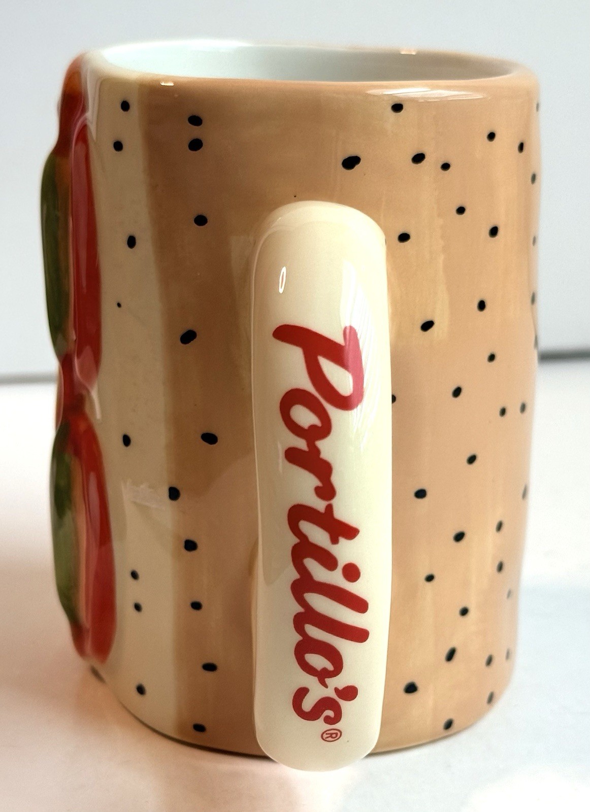 Portillos Hot Dog Mug 3D Ceramic Restaurant Collectible Chicago Fast Food