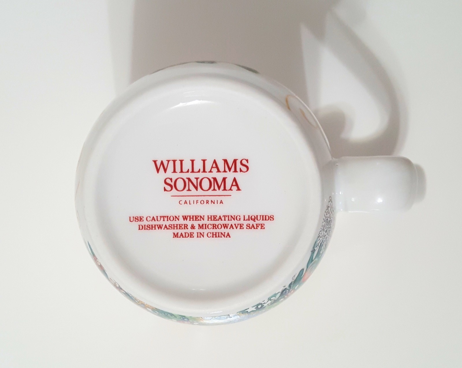 Williams Sonoma Twas the Night Before Christmas Mug 14 OZ NIB Christmas Wreath