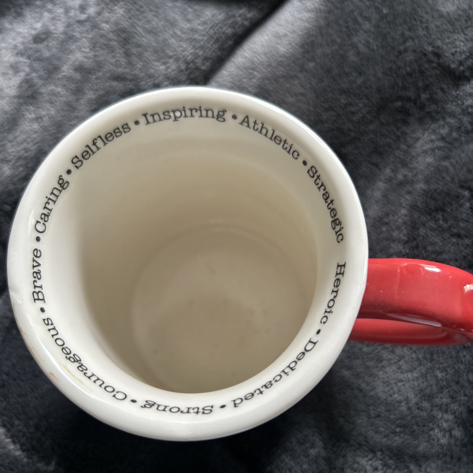 2006 Firefighter Coffee Mug Cup Papel Giftware 12 oz Brave Caring Selfless