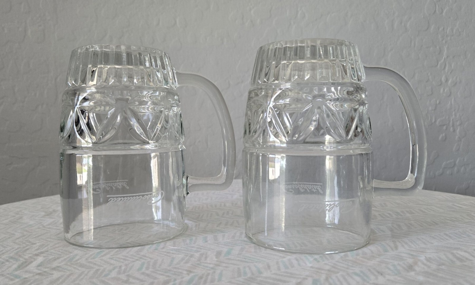‘Consolidated’ Etched Beer Mugs