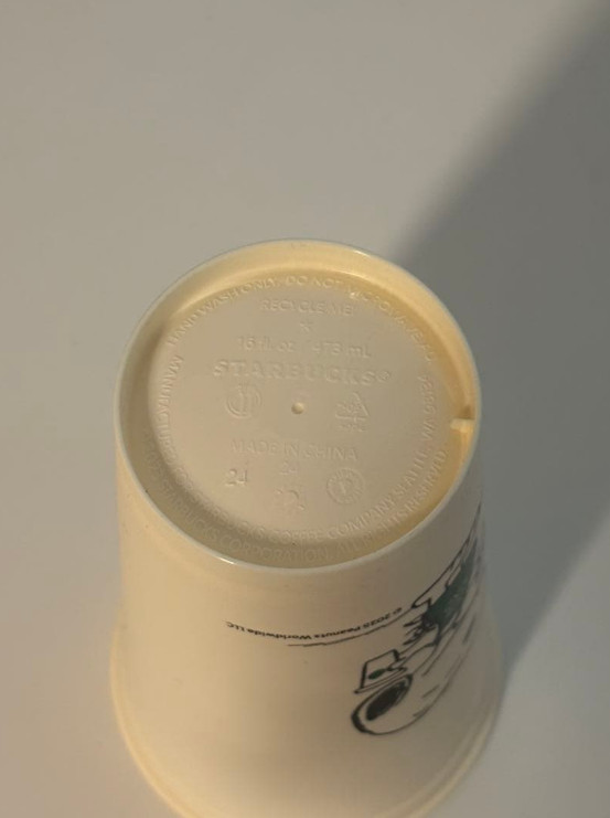 New Starbucks Snoopy Green Lid Plastic Cup 16oz 473ml Limited Edition