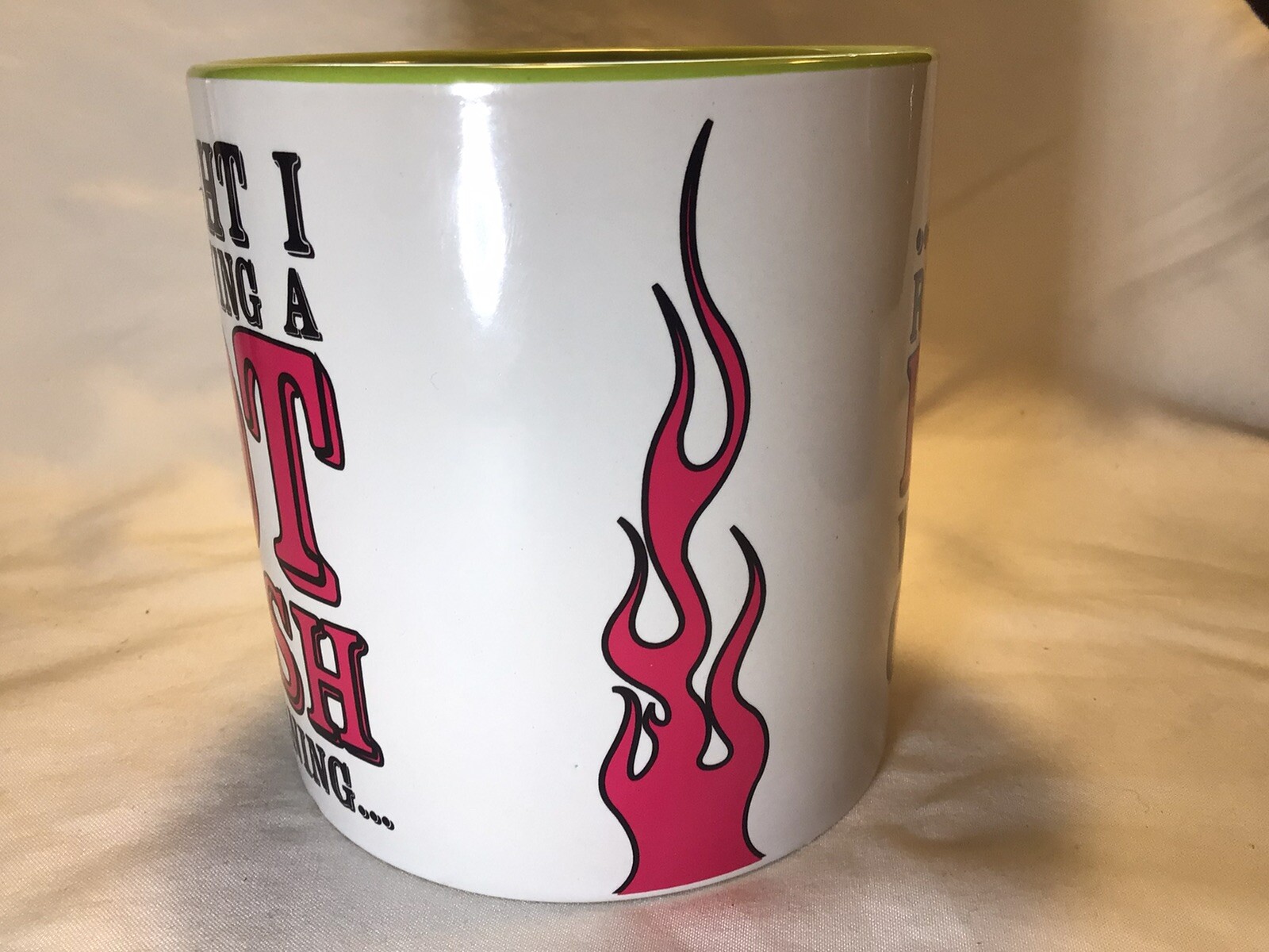 MY BOOBS IN MY COFFEE MUG. HAVING A HOT FLASH COFFEE MUG 4.25 X 4 JUST FUN