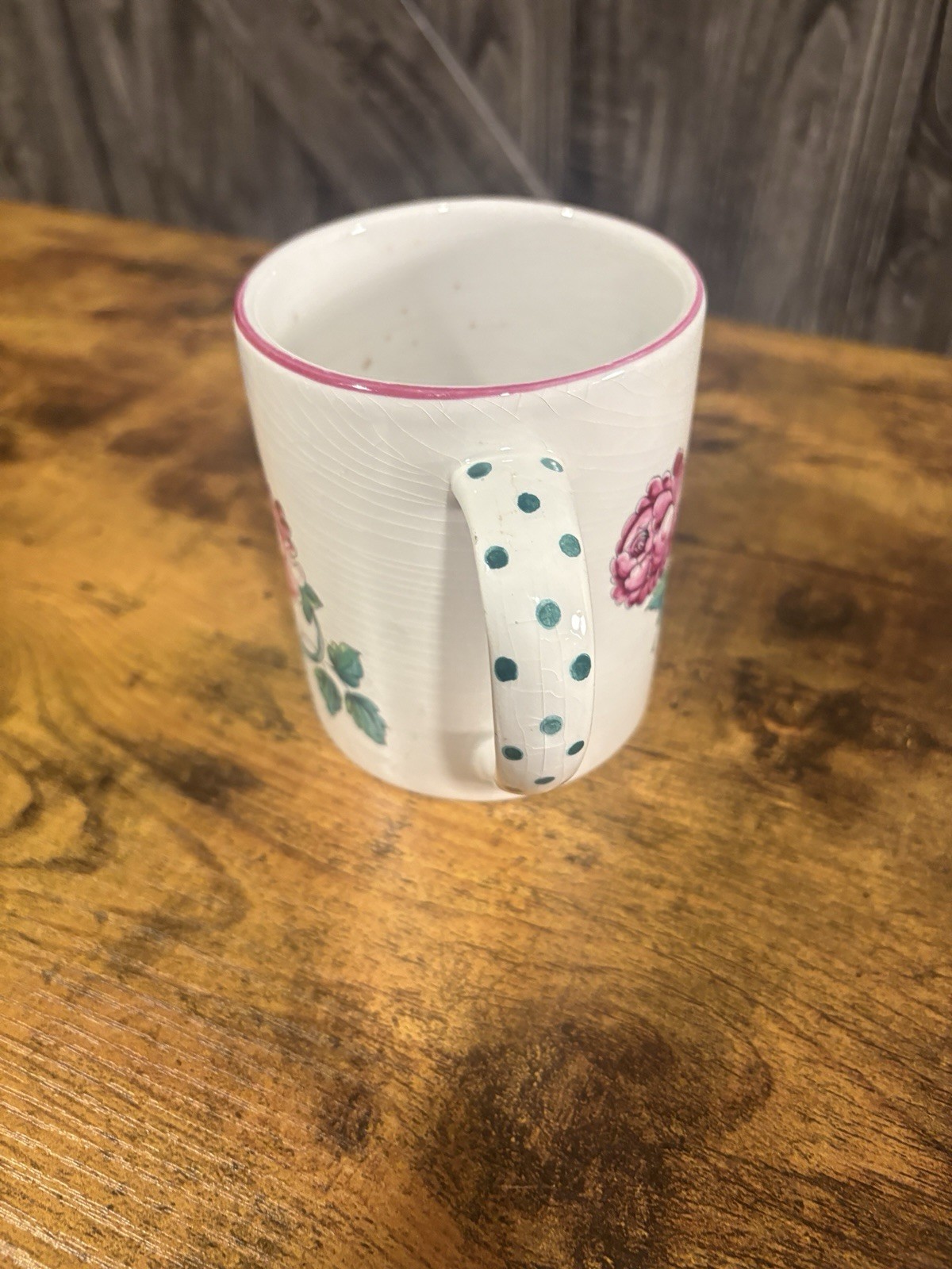 VTG Tiffany & Co. Strasbourg Flowers Portugal Porcelain Coffee Mug Replacement