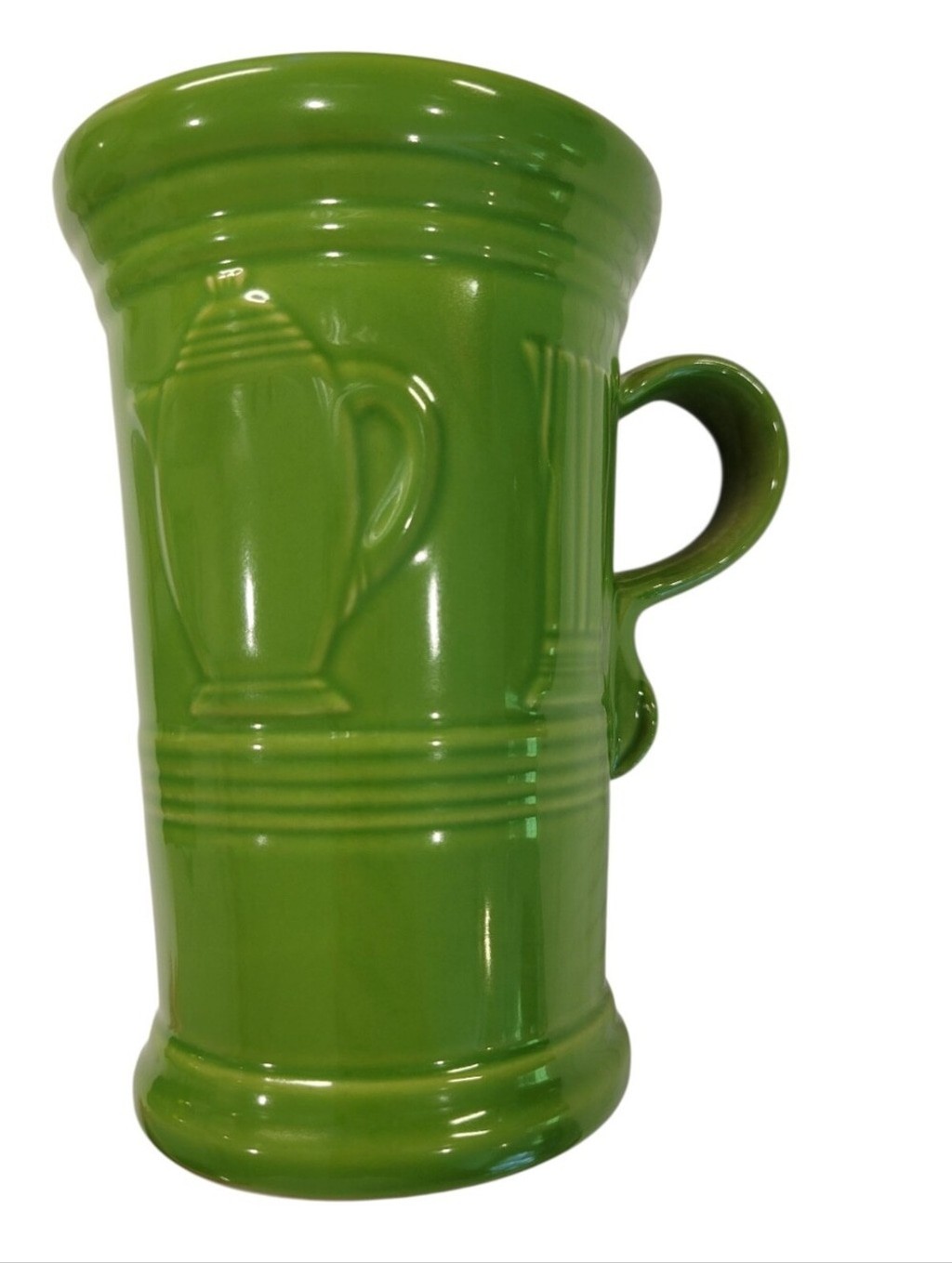 Fiesta Ware Shamrock Cappuccino Mug 21 oz | Retired Shape | Homer Laughlin USA