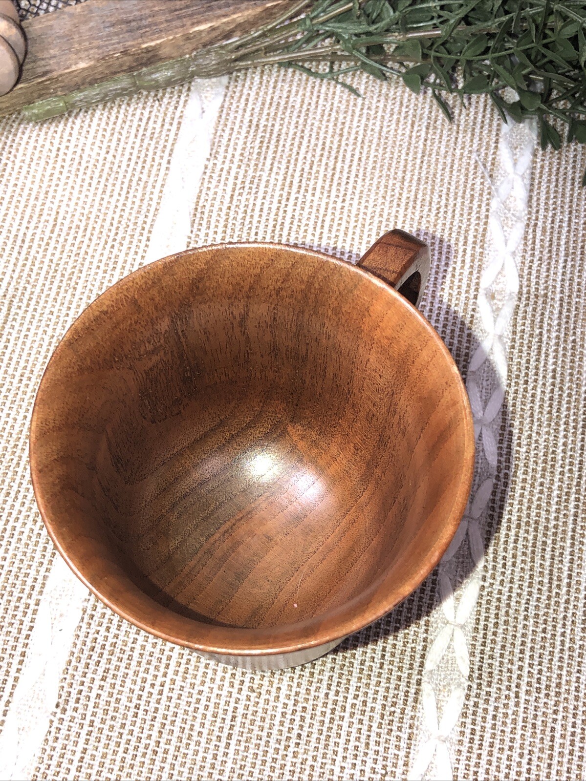 1PCS Wooden Coffee Mug Handmade Water Tea Cup 250ML Solid Jujube wood Beer Mug