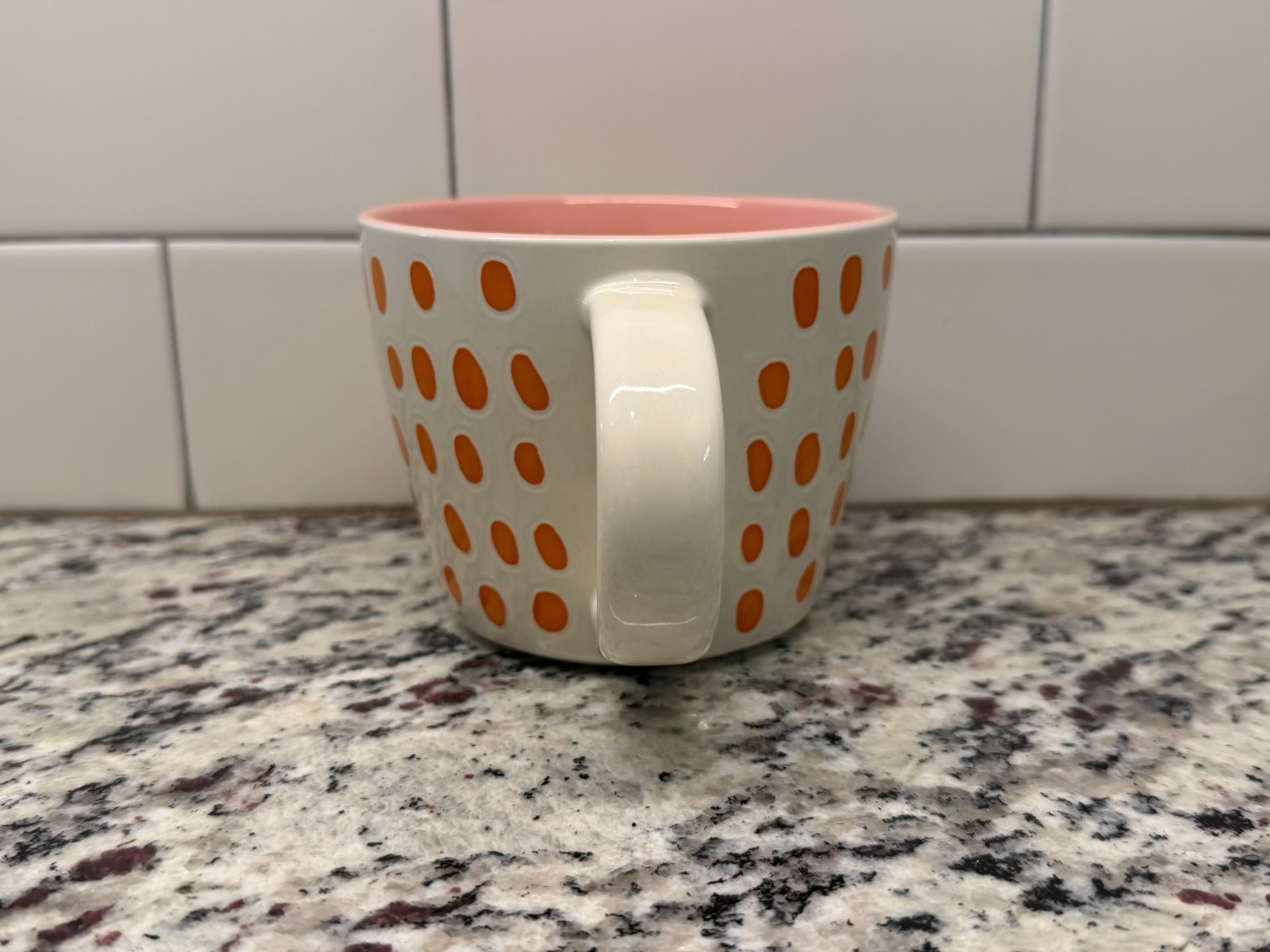 Opal House Polka Dot Coffee Mug Cup Pink Center Target
