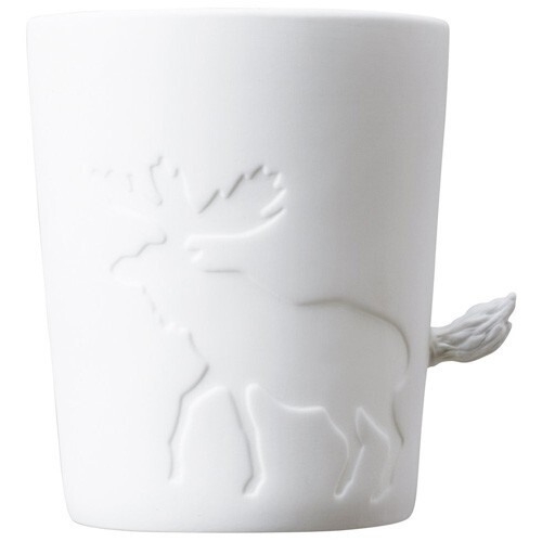 KINTO Animal Mug Cup Mug Tail Candle Holder Elk D9.2×H11.0×W11.0cm 530ml