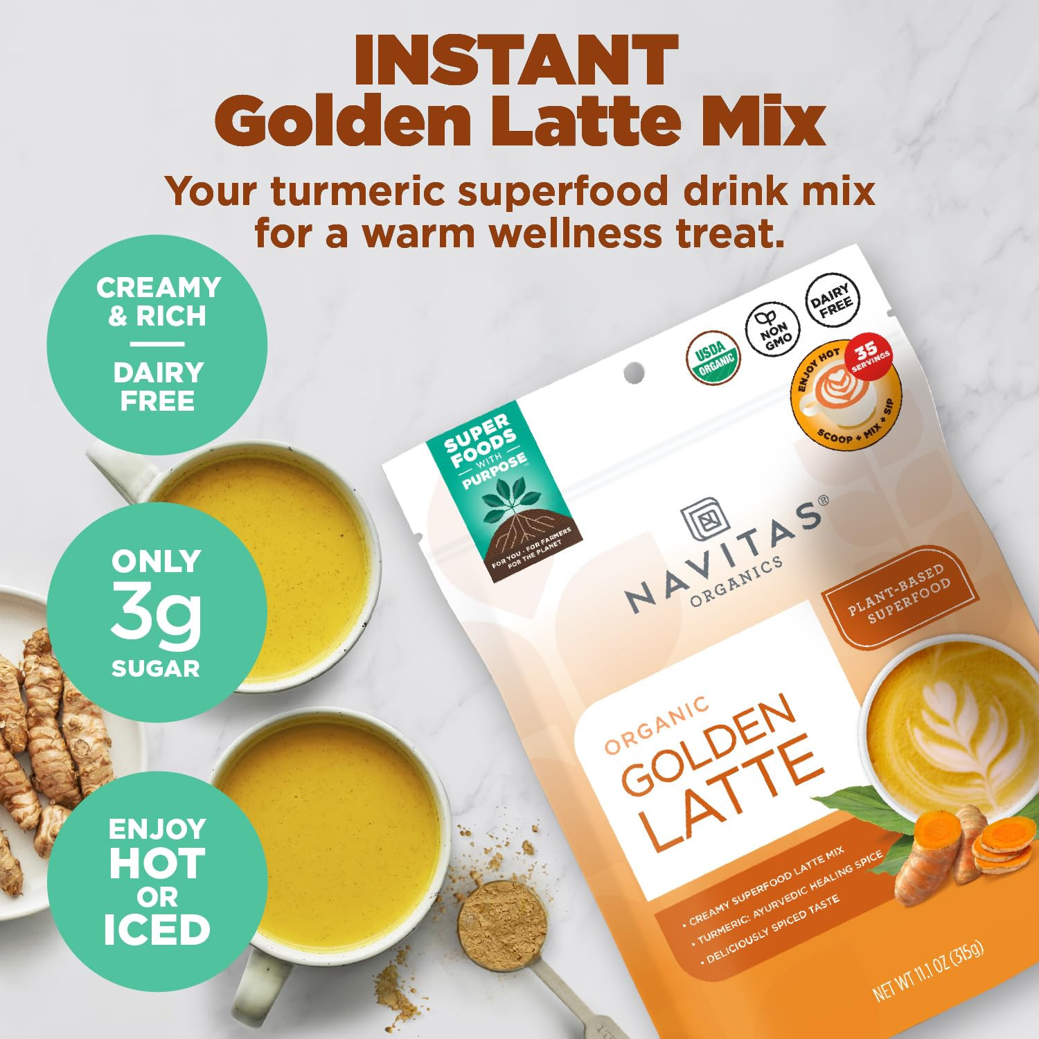 Golden Latte 11.1Oz