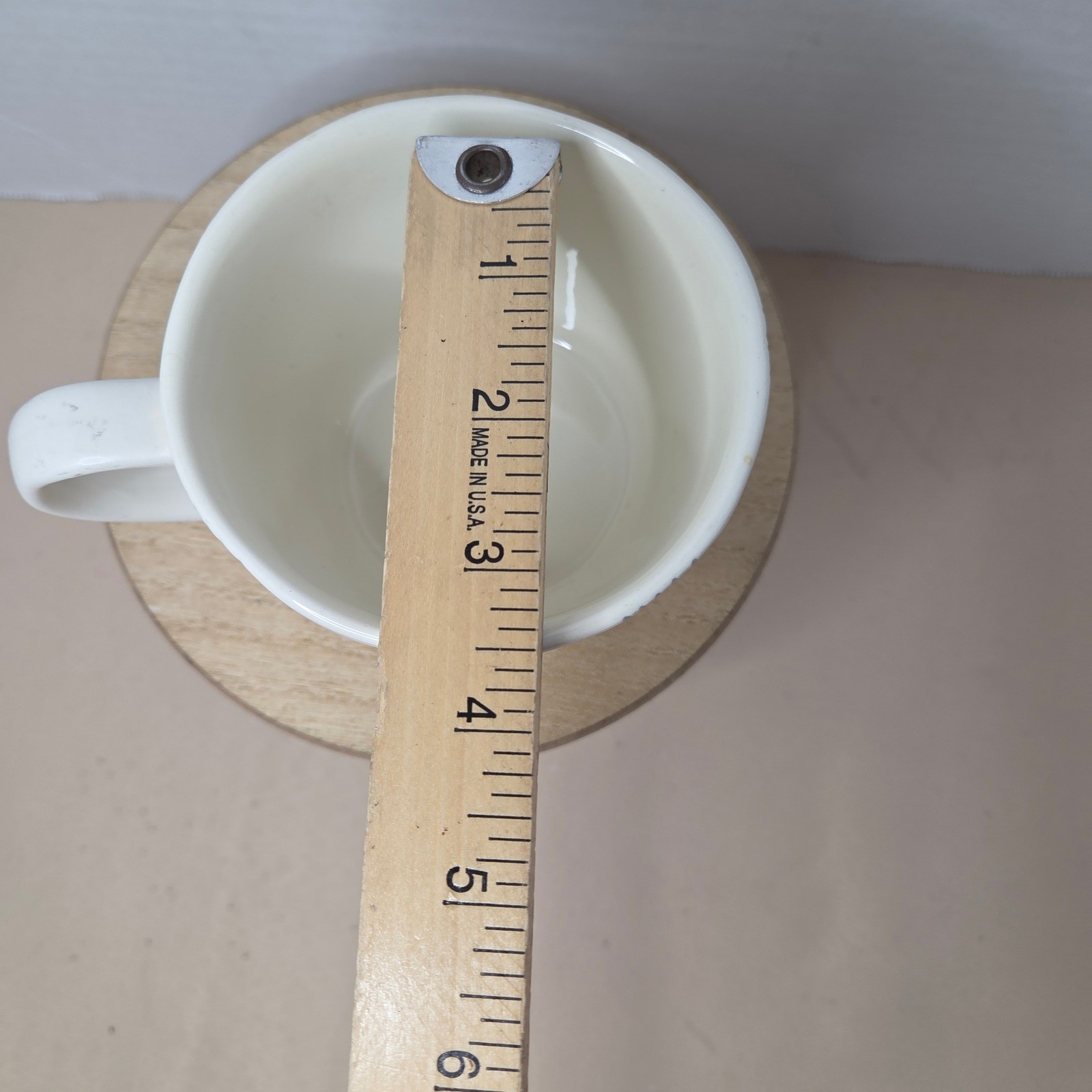 Potter’s Studio Modern Farmhouse Style Mug Cream Tree Bark Coffee Cup