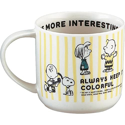 Yamakasyoten SN910-13 Peanuts Mug Pair Approx. 11.8 fl oz 350 ml Microwave Safe