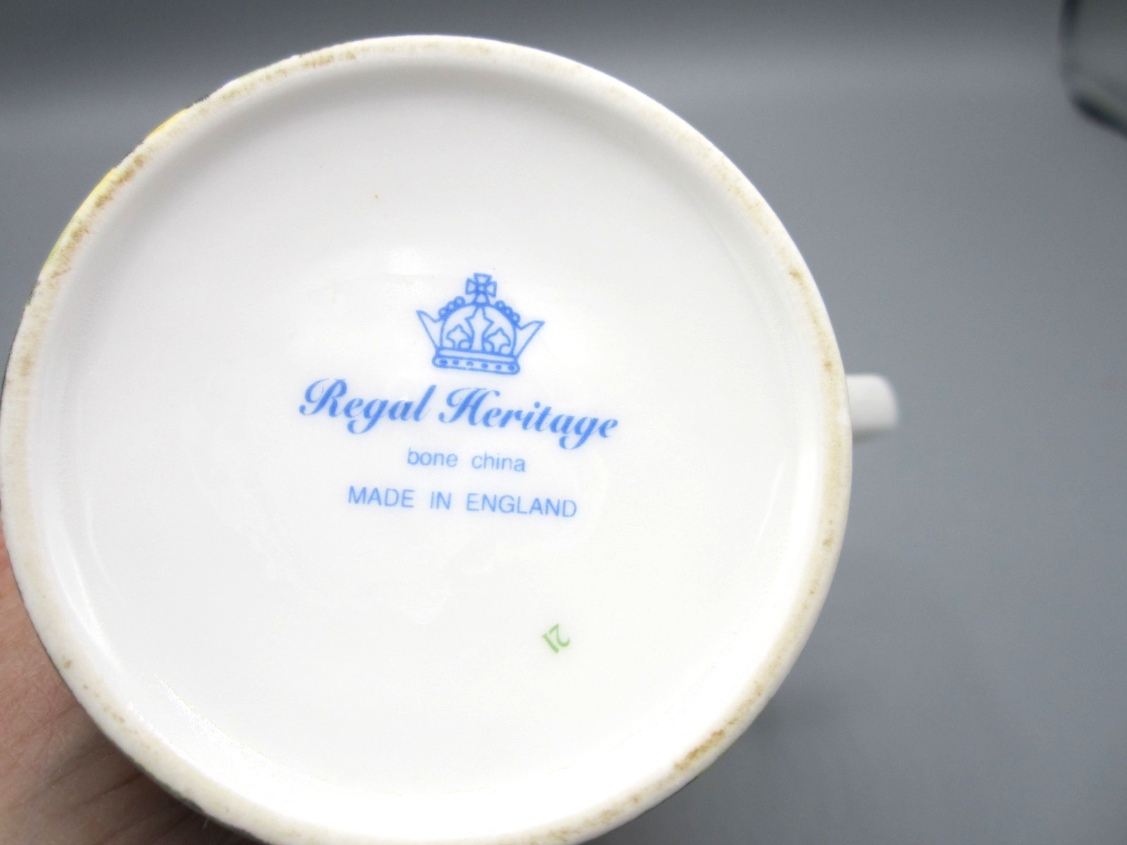 Royal Heritage England, Multi-color Primula Floral Tea Coffee Cup 8 oz (498)