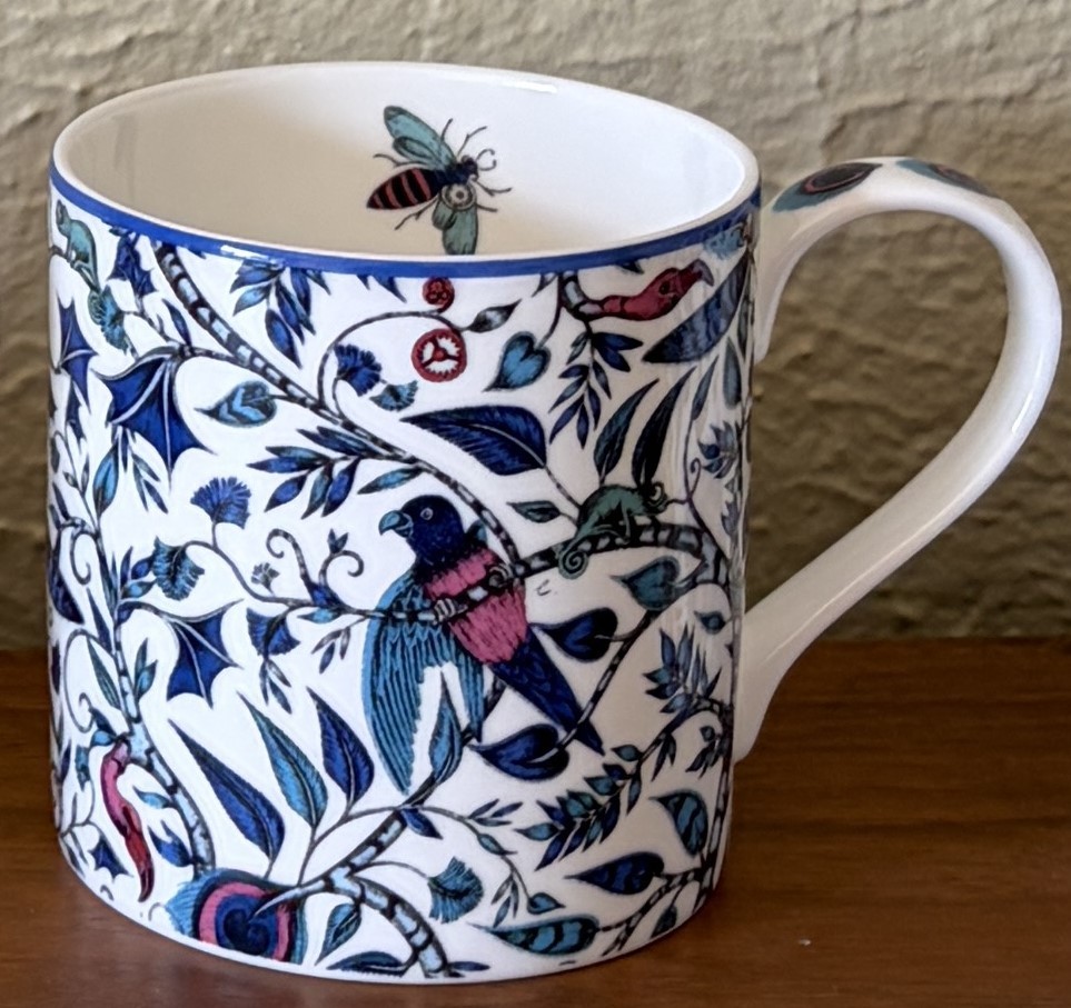 Emma J. Shipley Explorer 4 Mug Set – made of Fine Bone China – Animal/Nature