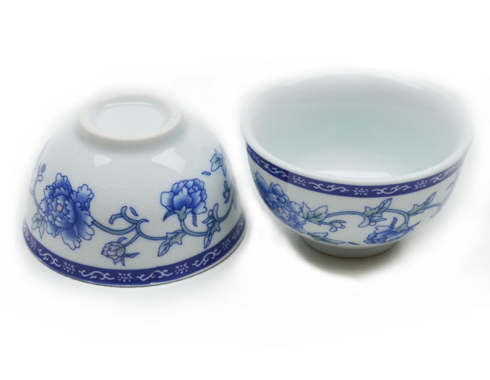 Liang baobao Chinese Traditional Tea Tasting Cup Set of 4, 1.6oz White Porcel…