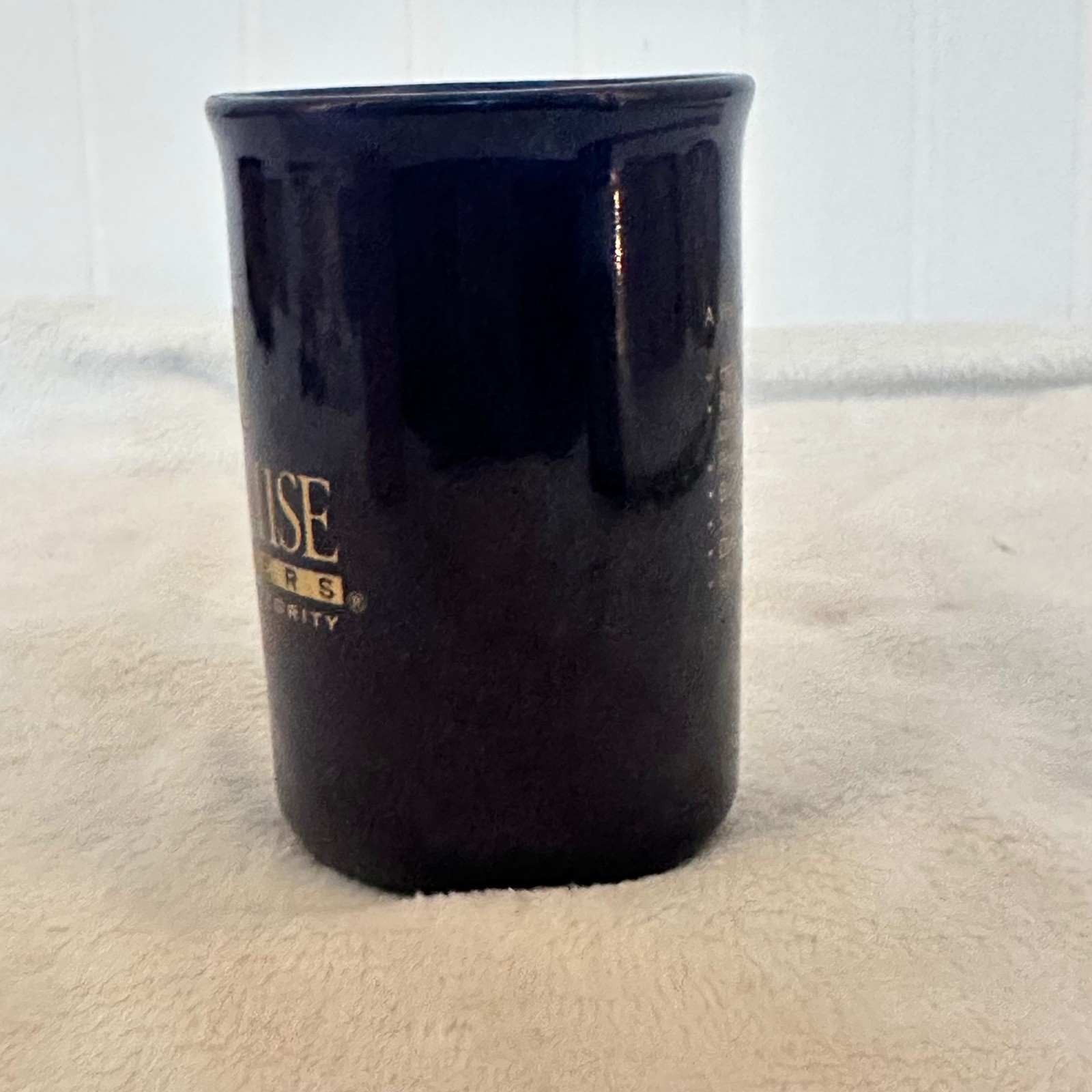 Promise Keepers Mug Men of Integrity Cobalt Blue Gold Ceramic Excellnt condition