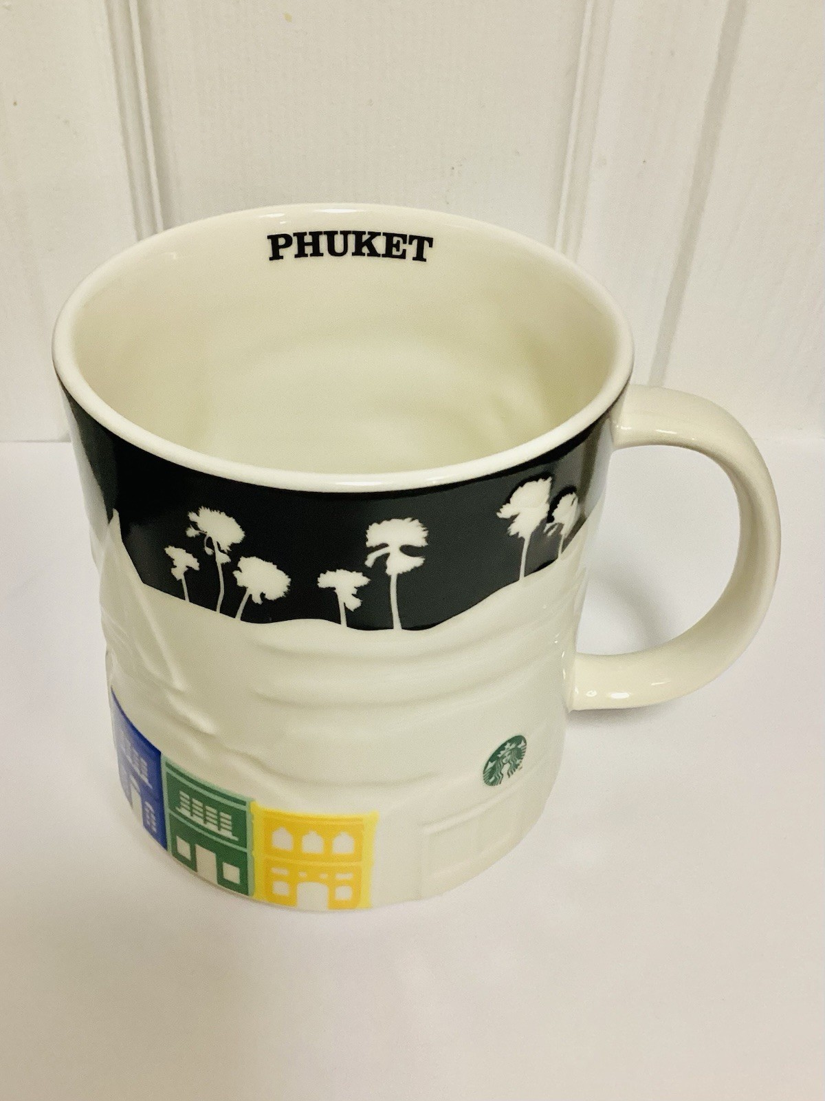Starbucks Collector Series Phuket Relief Mug Thailand 16 Oz Excellent!