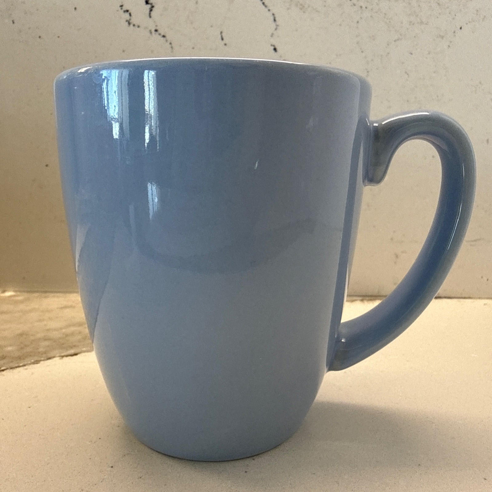 Corelle Stoneware Coffee Cup Mug Light Blue 3 7/8” Tall /Vintage