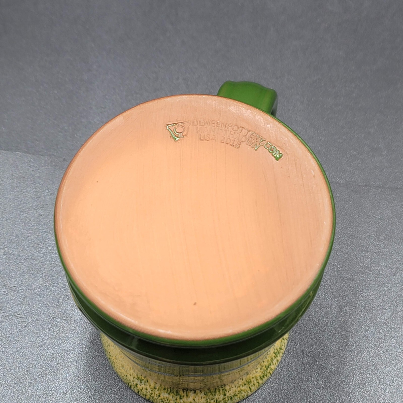 Deenen Green Drip Glaze Coffee Mug HOPZOIL Whitefish, Montana