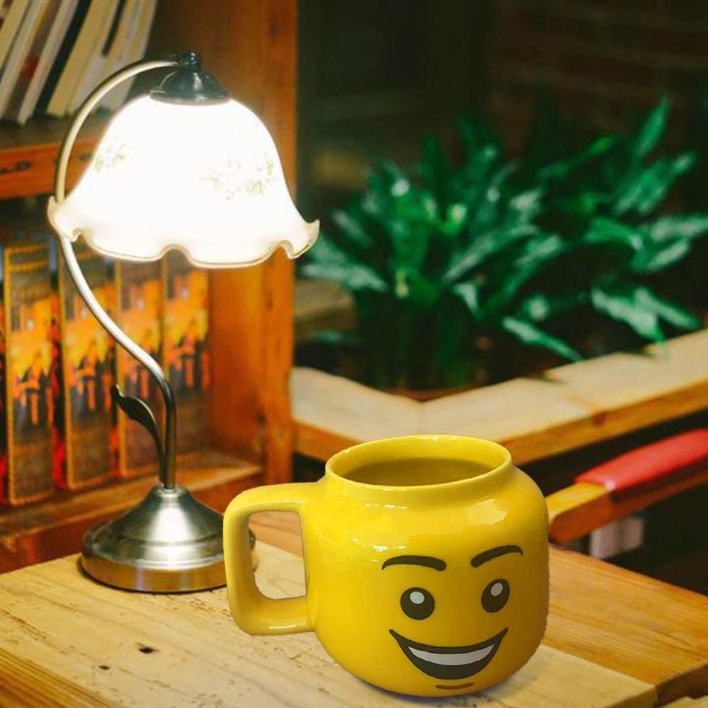 250ml Ceramic Cartoon Mug Cute Expression Figure Head Coffee Tea Cup