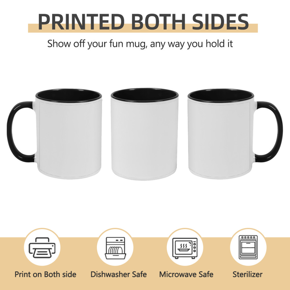 Custom Personalized Mug Cup Family Photo Name Gift for Mom Dad Home