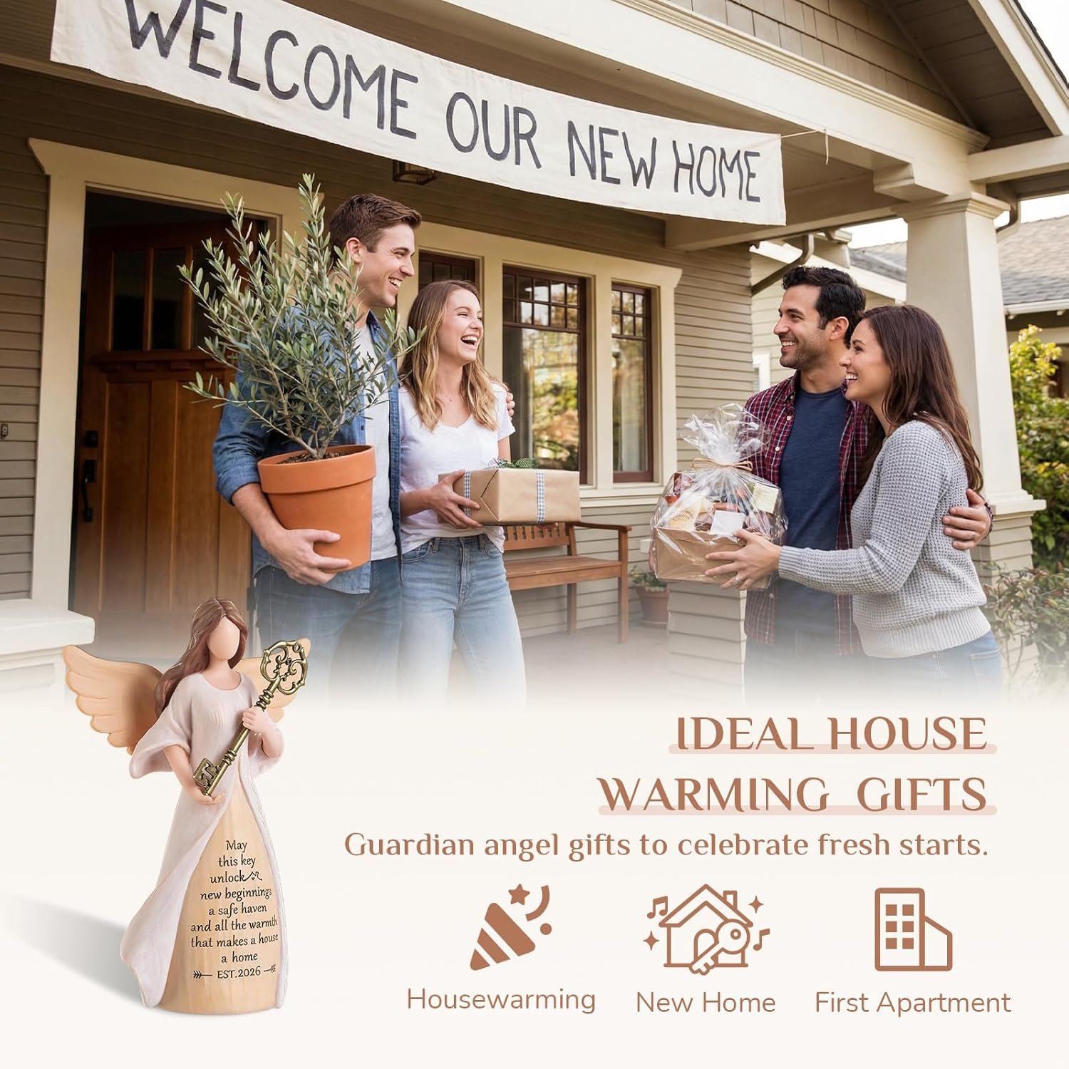 Housewarming Gifts New Home: House Warming Gift for Women Friend Homeowner – Gua