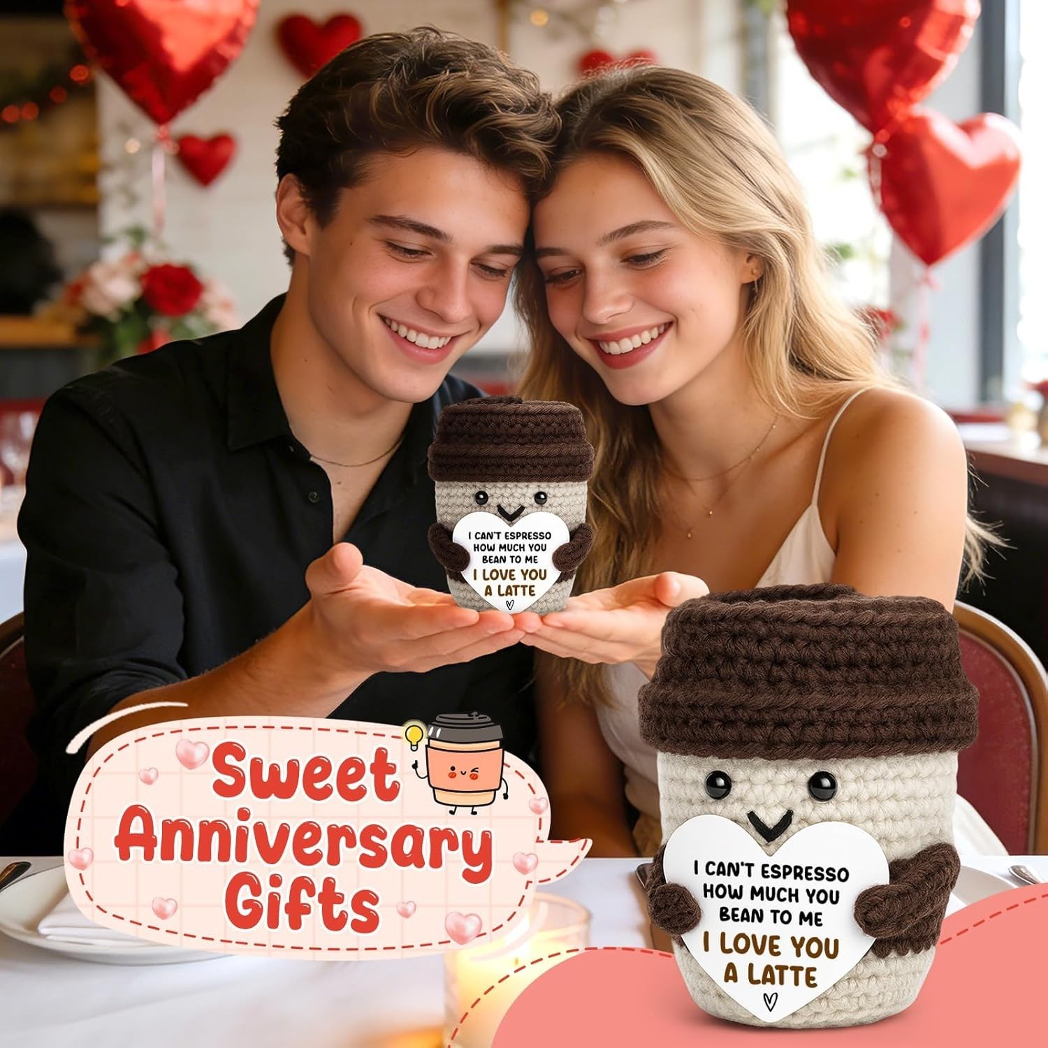 Gifts for Her Him Women Men Anniversary Birthday Coffee Lover Gift Easter Bas…