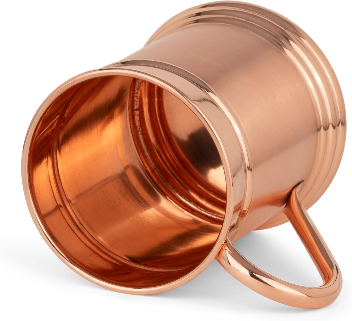 Hammered Moscow Mule Copper Mug | Handcrafted 100% Pure Copper Cup | Large 22 Oz
