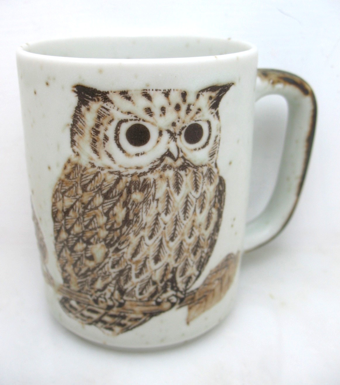 VTG Owl Mug Coffee Cup Teacup Mid Century Modern Retro Drinkware OTAGIRI JAPAN
