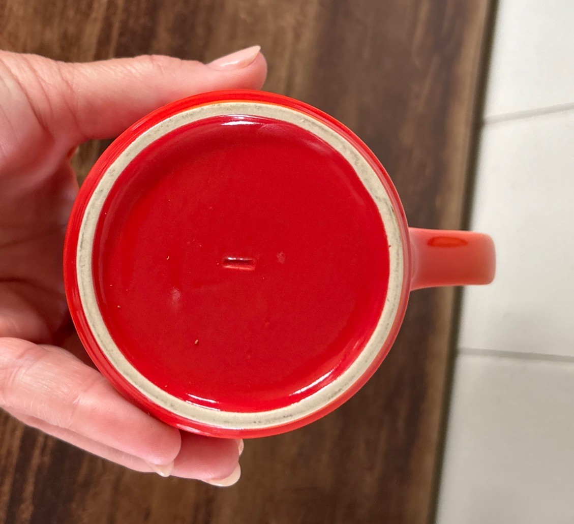Le Creuset Flame Orange Vancouver Stoneware Mug 14oz Coffee/Tea Cup