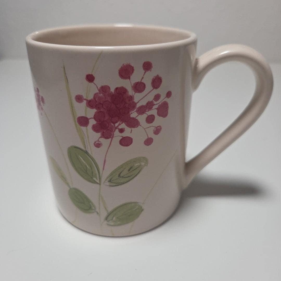 Corning Corelle Wine Berries Pattern Stoneware Mug 4″