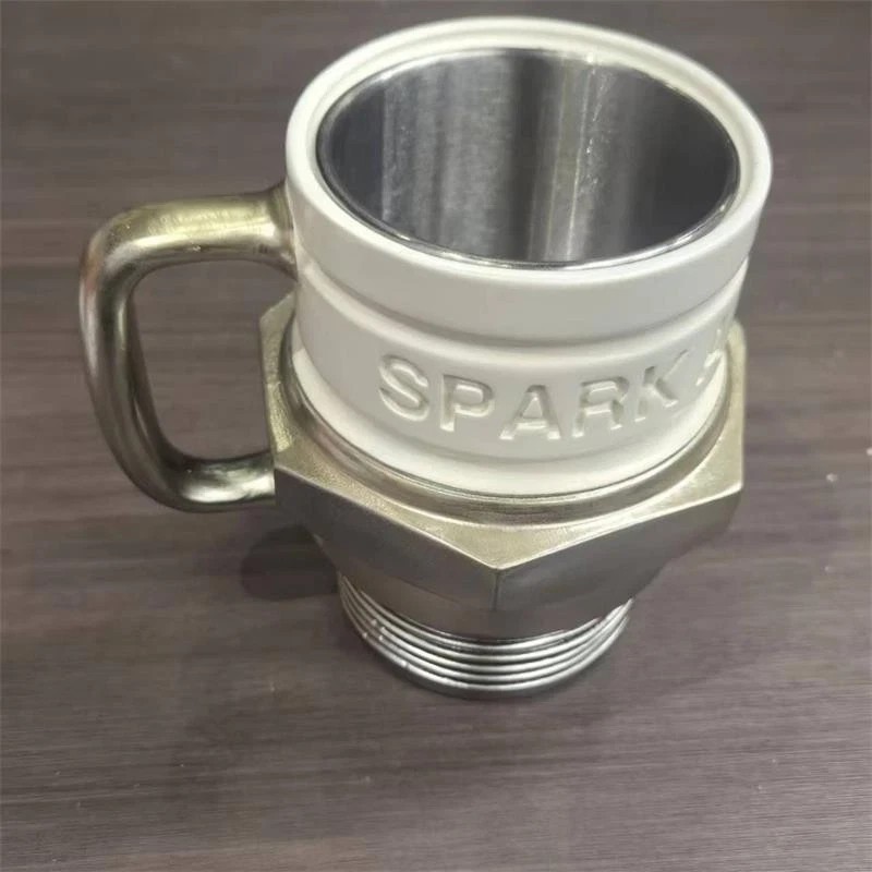 Spark Plug Mug, Ceramic Coffee Cup for Car Lovers, Unique Auto-Inspired Gifts