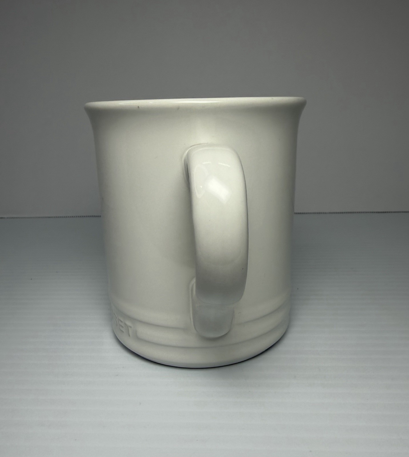 Le Creuset Stoneware Vancouver Mug 14oz. Coffee Cup Ivory White – New